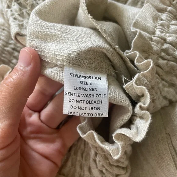 Neuflora Anna Pants, Light Beige - Picture 3 of 3